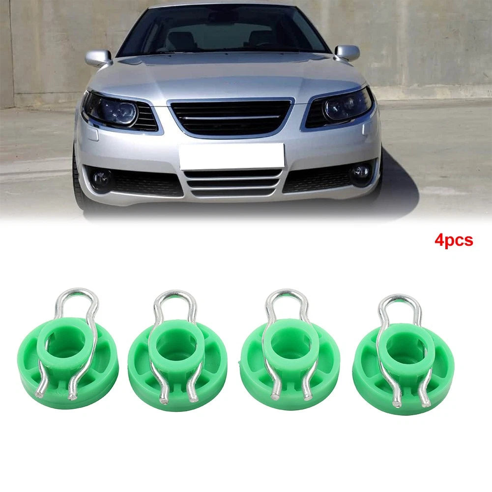 4X Front Power Window Regulator Guide Roller Clip for Saab 9-3 9-5 (1999–2012)