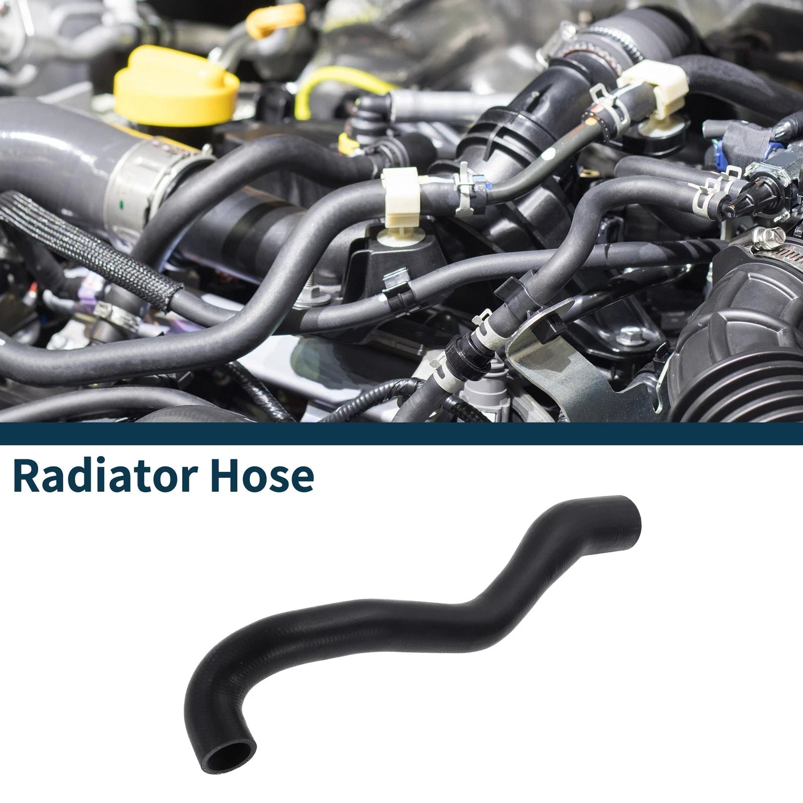 Radiator Hose Replacement for BMW 3 Series E46 (1998–2005) Intake Black