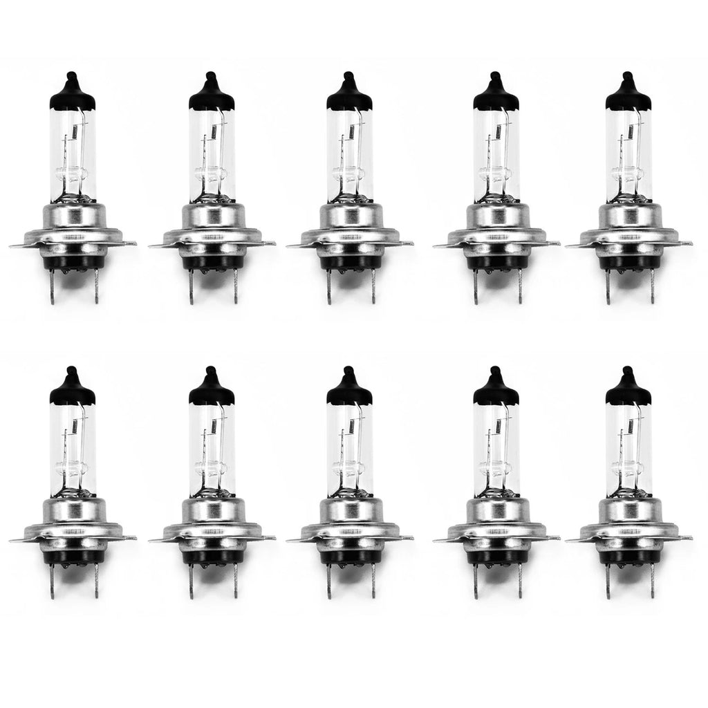 10Pcs H7 Halogen Headlights for Car (12V DC)