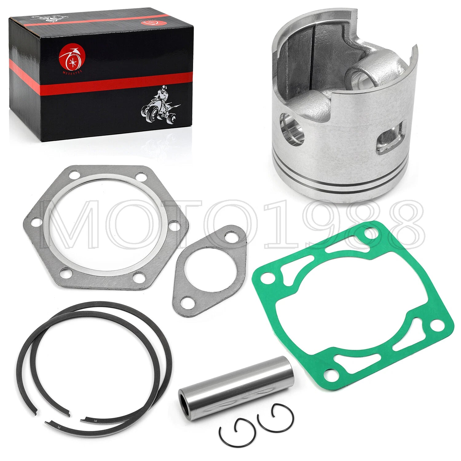 0.25mm Oversize Piston & Ring Gasket Kit for EZGO 2PG Golf Cart (1976–1988)