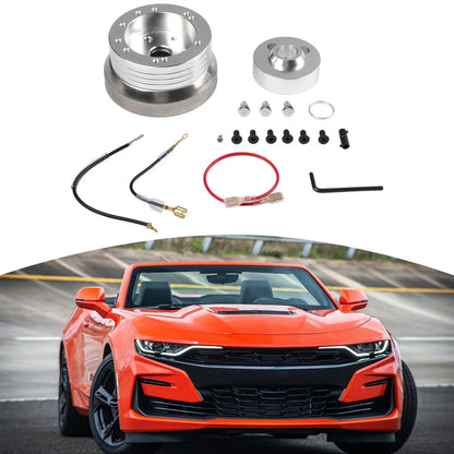 Aluminum Alloy Steering Wheel Hub Adapter for Chevy (5 & 6 Hole)