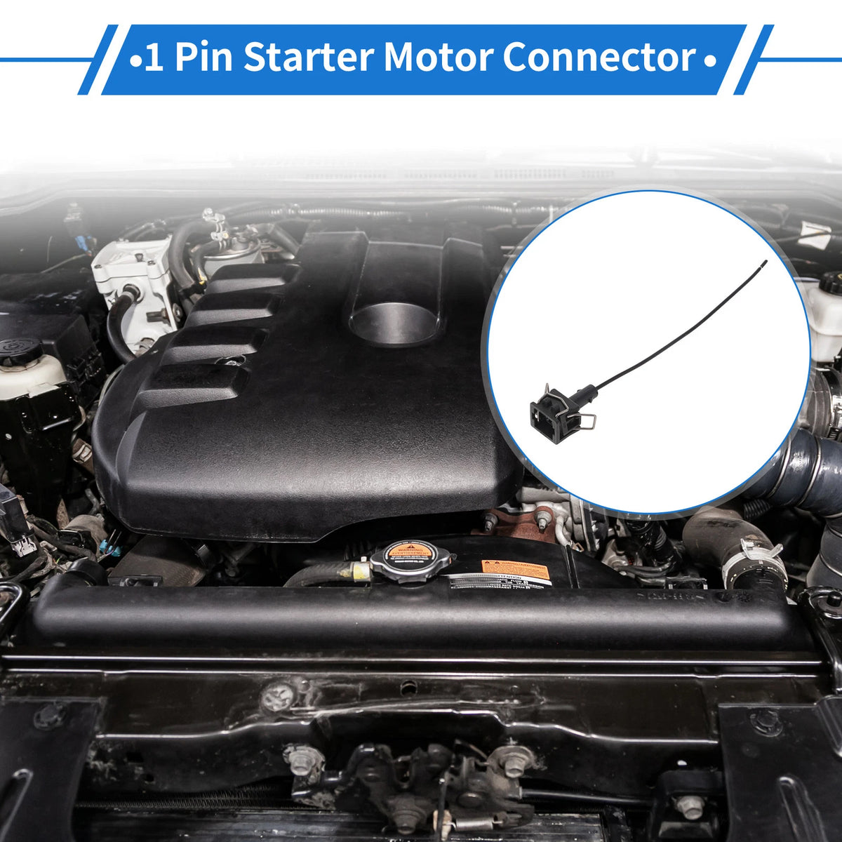 1 Pin No.357972771 Starter Motor Connector for Audi A4 (2005–2008)