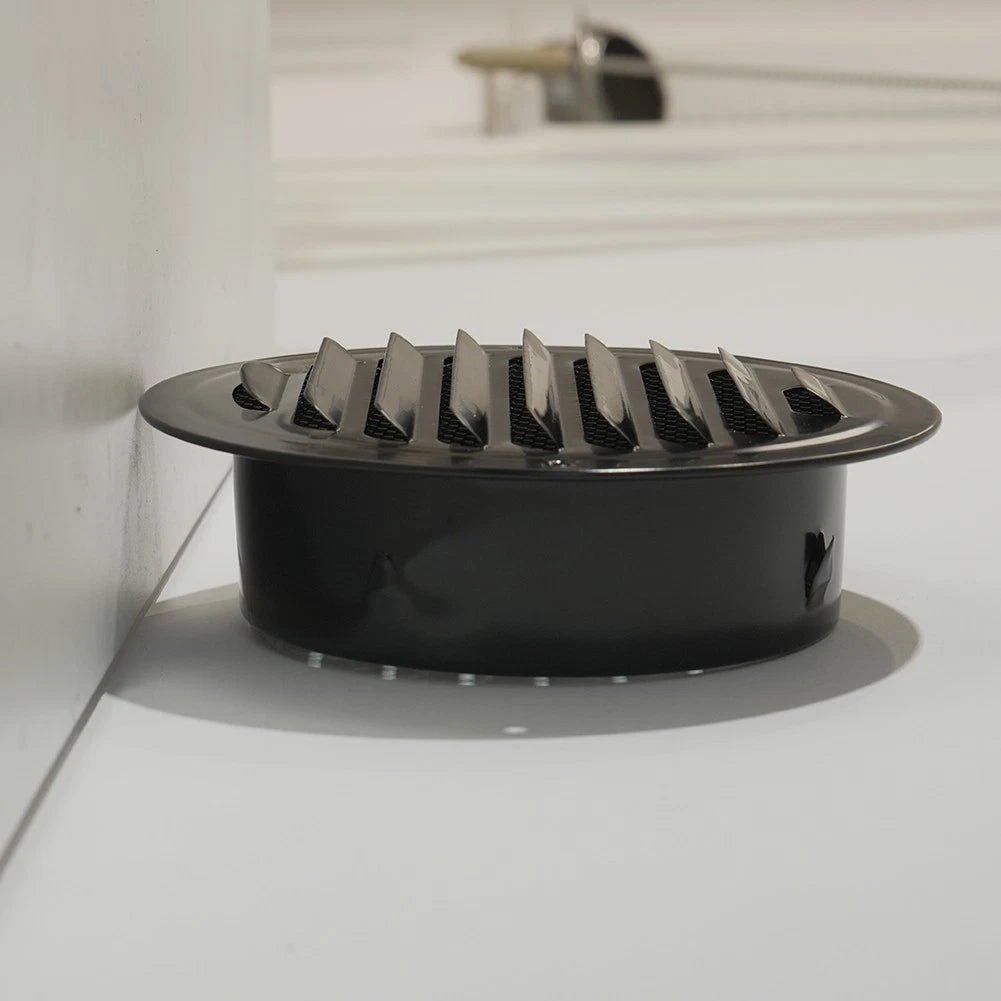 Exterior Wall Vent for Easy Installation, Weatherproof Fine Mesh Design