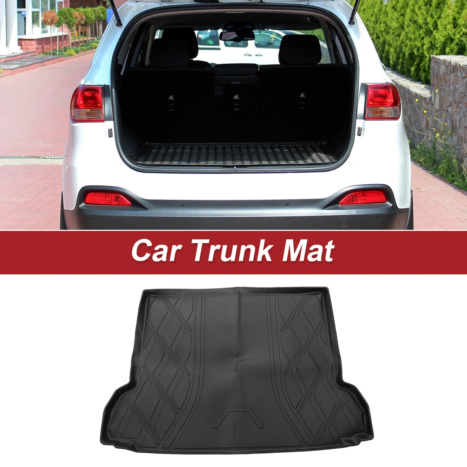 Rear Cargo Trunk Mat Cargo Liner for Mercedes-Benz GLB Class 5 Passenger (2020–2022)