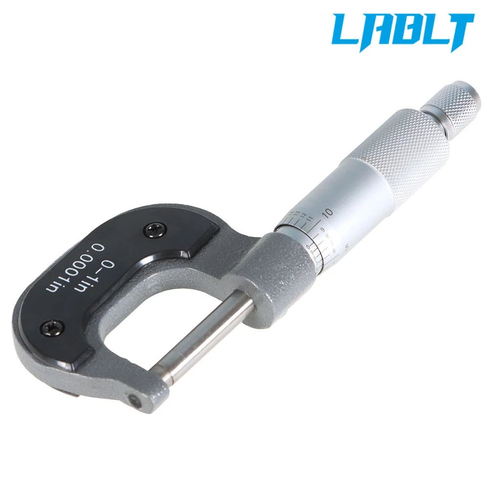 Outside Micrometer 0-1" Precision 0.0001" Carbide Tips for Machinists
