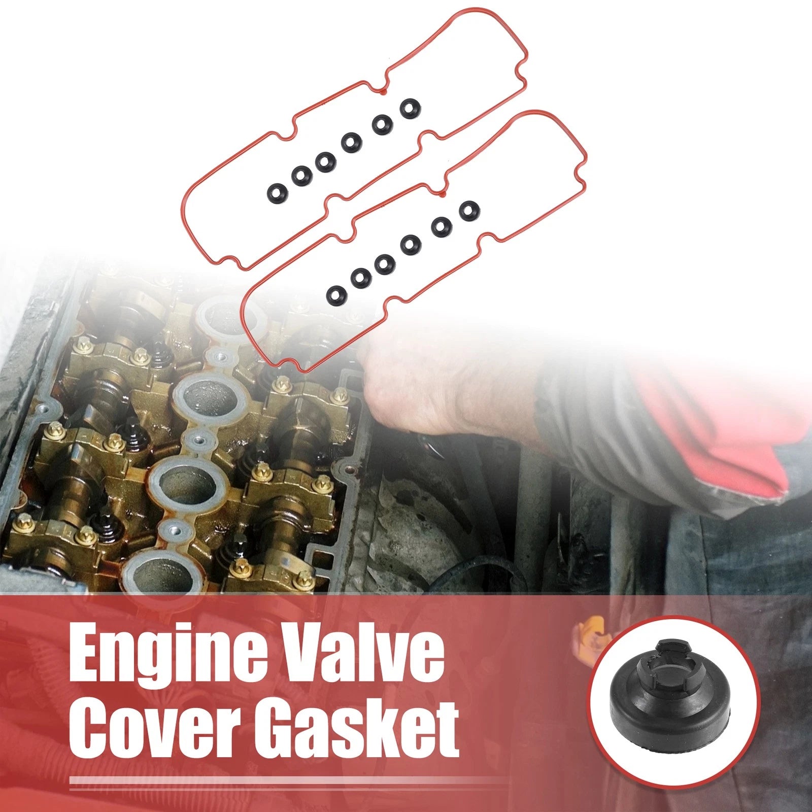 Engine Valve Cover Gasket Kit for Buick Chevrolet Oldsmobile (2000–2005)