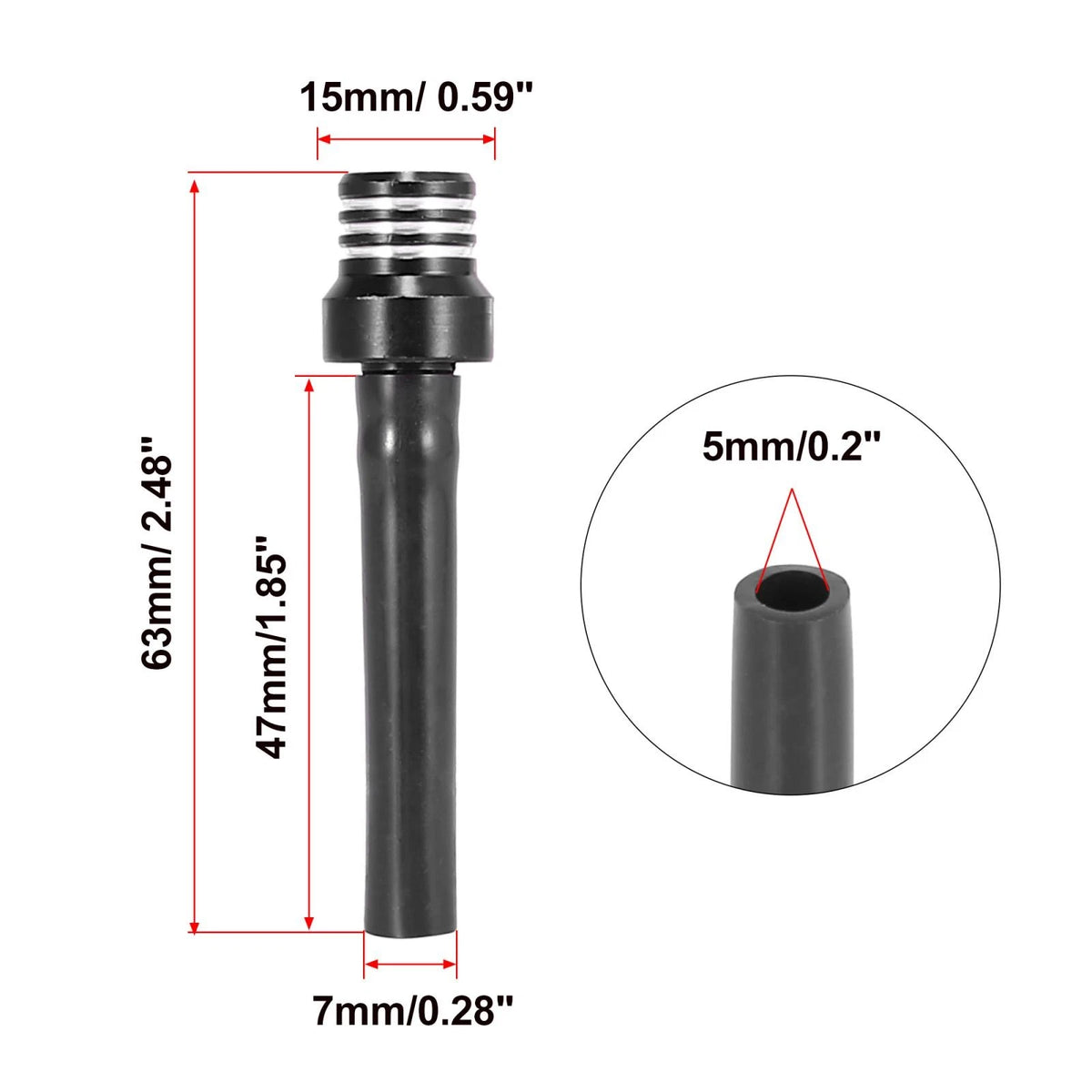 2Pc Gas Cap Vent Hose Breather One Way Valve for ATV Dirt Bike (2000–2025)