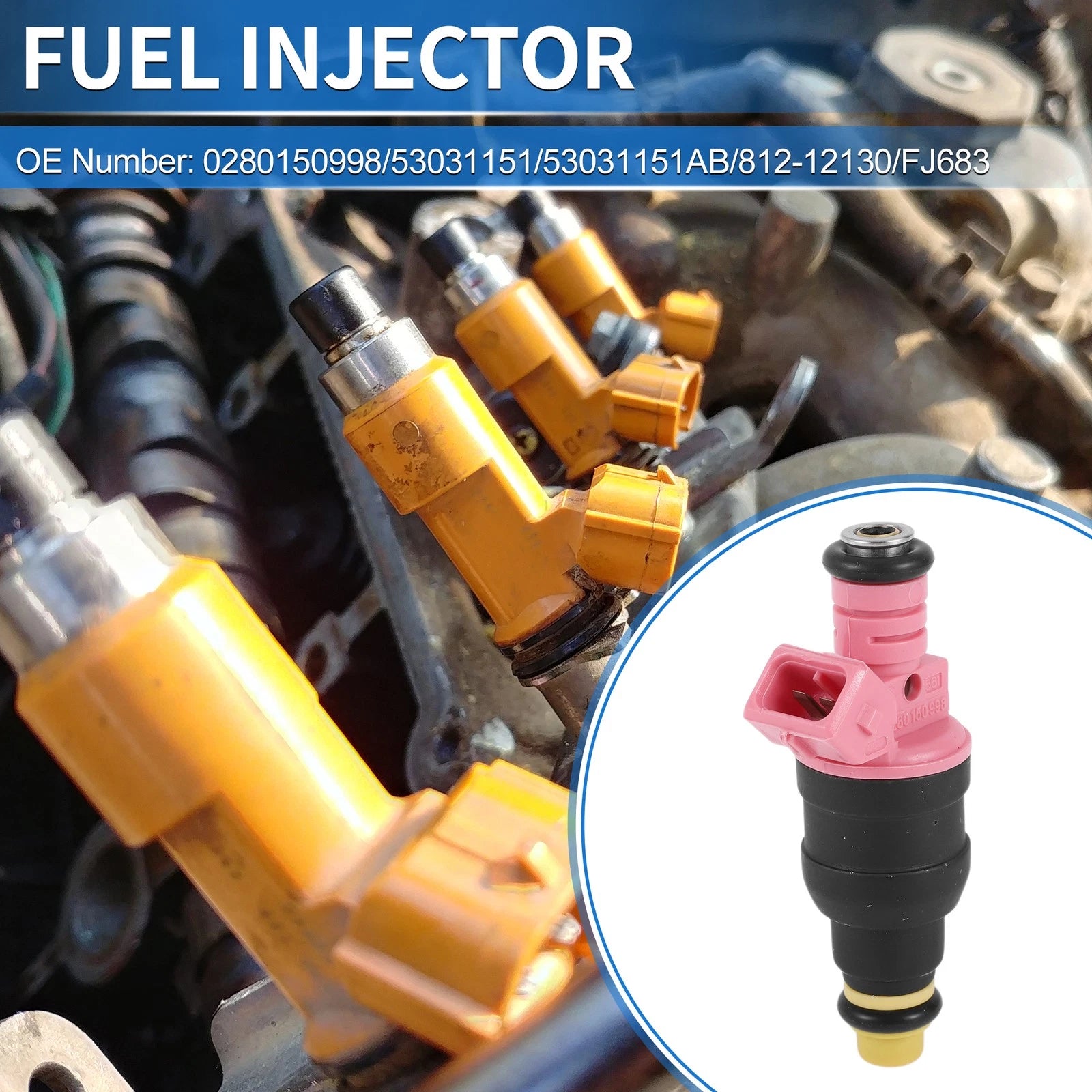 Fuel Injector Replacement for Dodge B1500 3.9L (1997–1998)