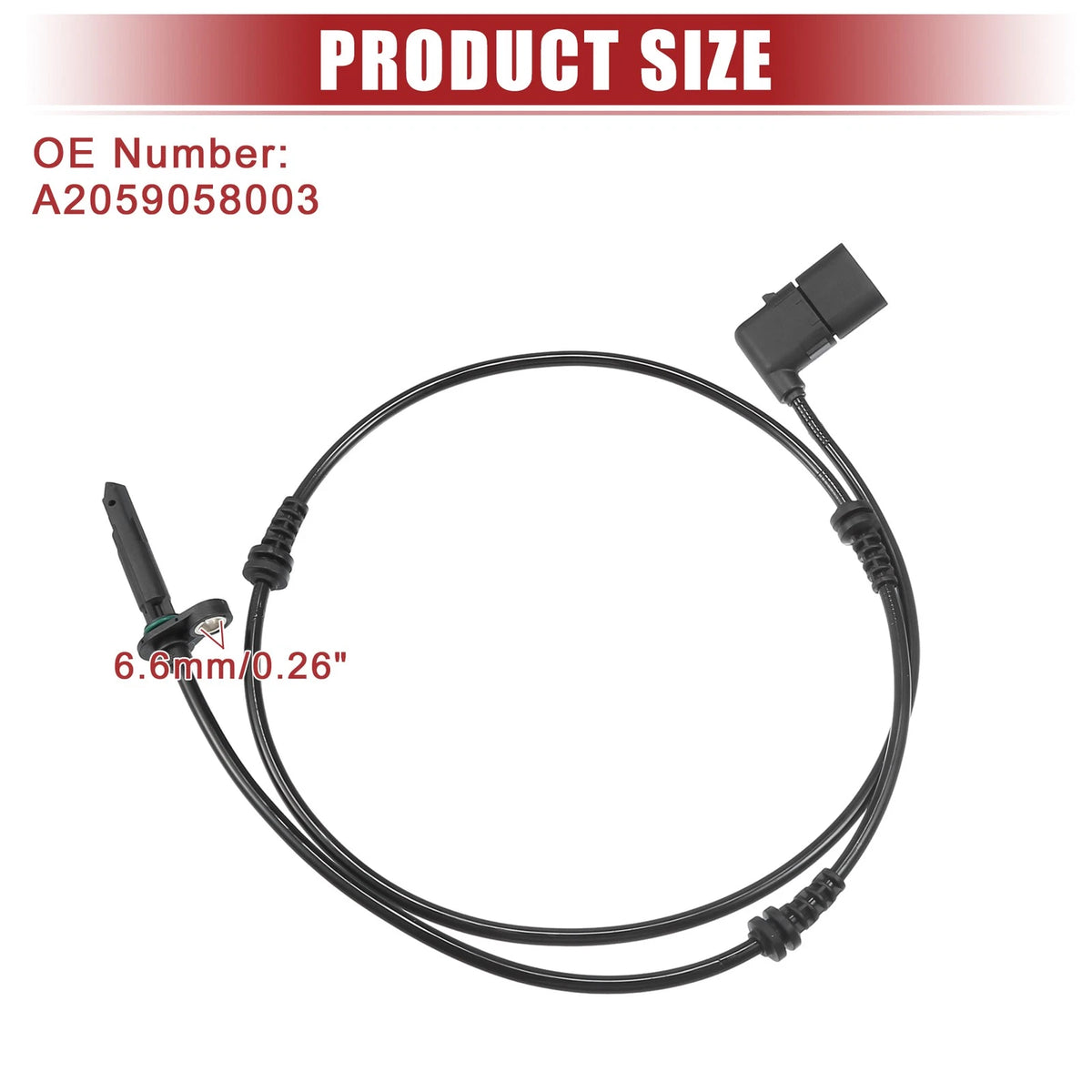Front Right ABS Wheel Speed Sensor for Mercedes-Benz C300 C350e (2015–2021)