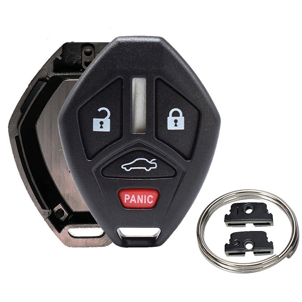 Car Remote Key Replacement Shell Case for Mitsubishi Lancer Outlander (2004–2017)