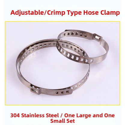 Stainless Hose Clamp for Car Maintenance (Multiple Holes, Rust Resistant)