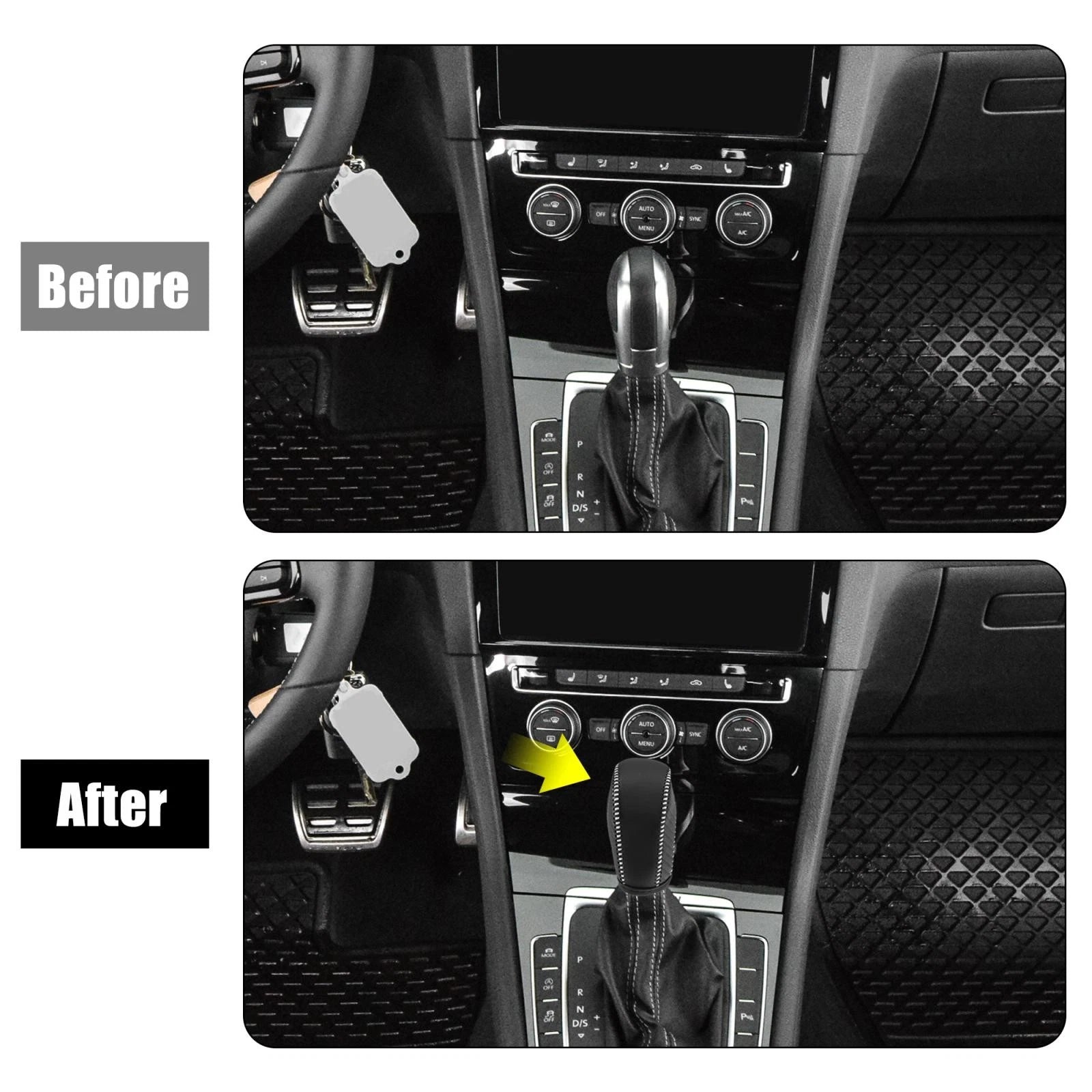 Gear Shift Knob Cover Replacement for Volkswagen Jetta Tiguan (2011–2019)