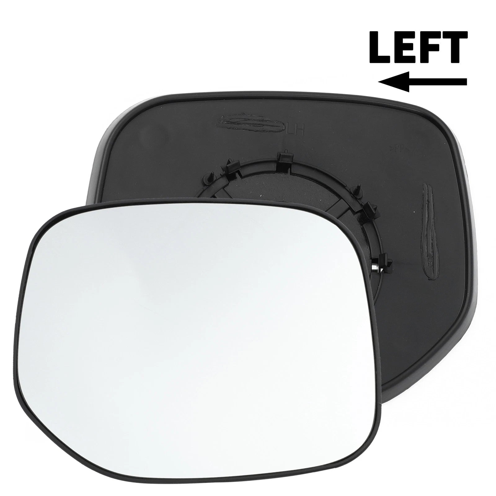 Left Side White Mirror Glass for Citroen Berlingo (1996–2008)