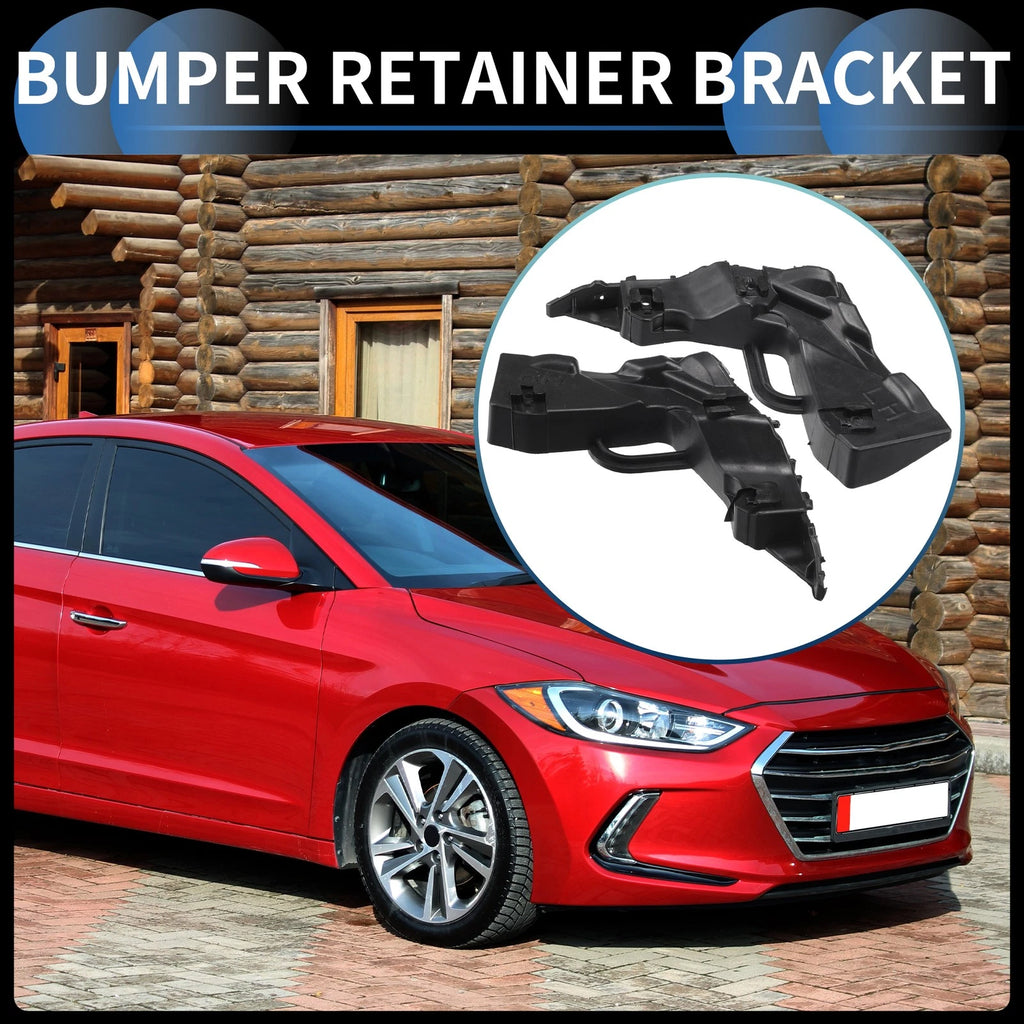Front Bumper Retainer Bracket Pair for Hyundai Elantra (2017–2018)