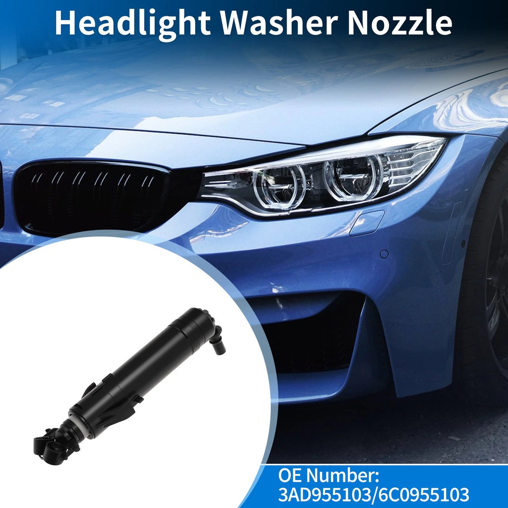 Left Headlight Washer Nozzle for Volkswagen Passat (2011–2014) 3AD955103