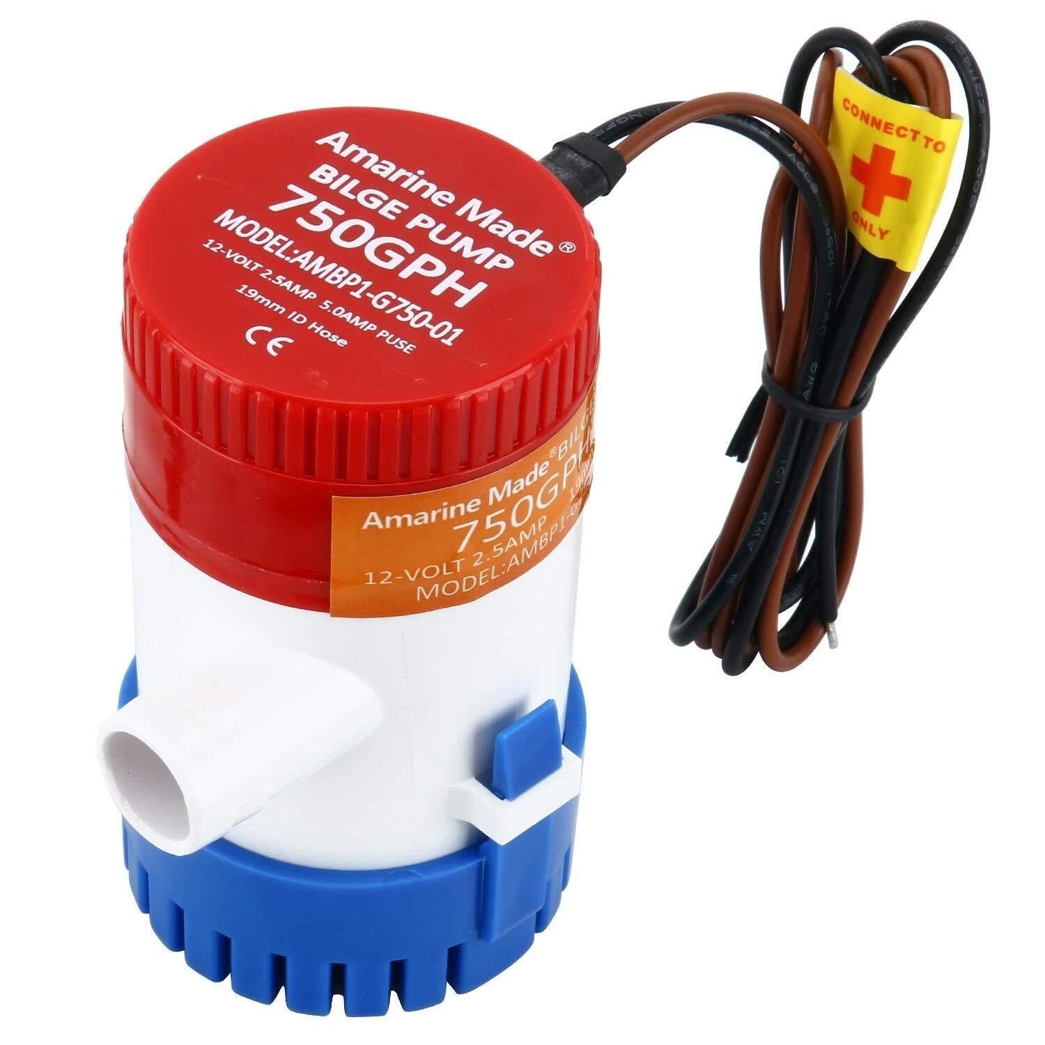 750GPH Submersible Bilge Pump for Boat RV Marine Pond Pool Fishing