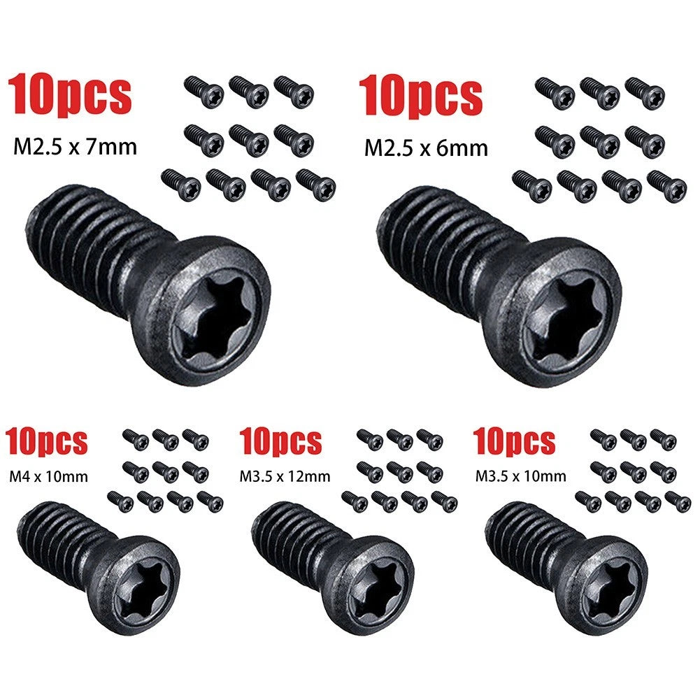 Torx Screw Inserts Set of 10 for Lathe M2.5 M3.5