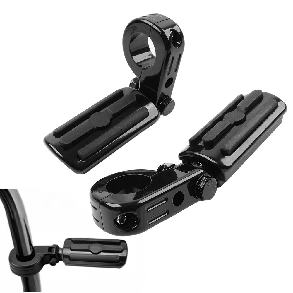 32MM Highway Engine Guard Foot Pegs Mount for Harley Electra Street Glide