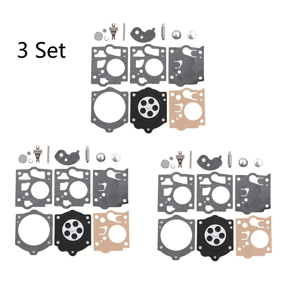 Set of 3 Carburetor Diaphragm Repair Kit for McCulloch Homelite Echo K10-SDC
