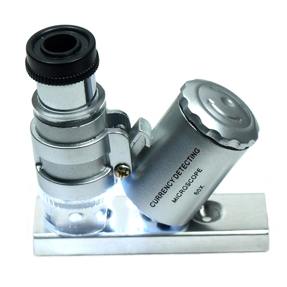 60X LED Magnifying Loupe for Jewelry Coin Eye Loop