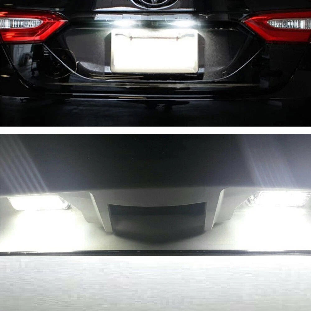 2X LED Rear License Plate Light Kit for Toyota Camry (2012–2016) 6000K