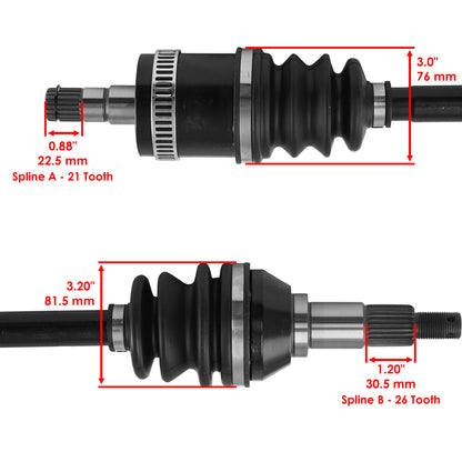 Front CV Axle Replacement Kit for Can-Am Outlander 1000 1000R 650 (2019–)