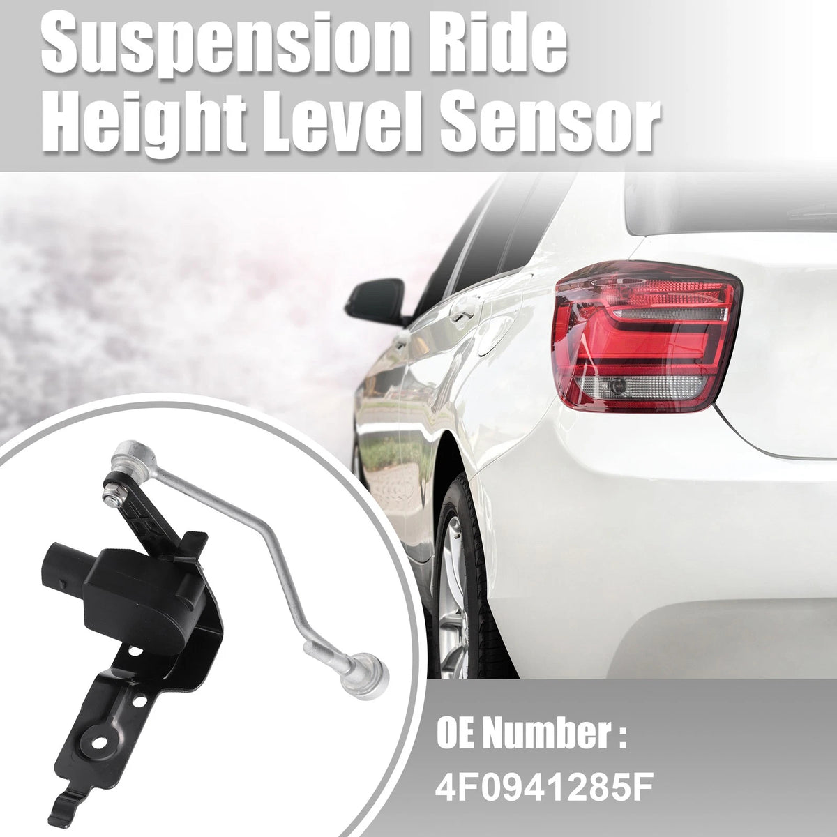 Front Left Air Suspension Ride Height Level Sensor Replacement for Audi A6 (2006–2011)