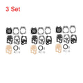 3X Carburetor Repair Kit for Honda Echo, Husqvarna (Walbro K20-WYJ, D20-WYJ, K10-WYB)