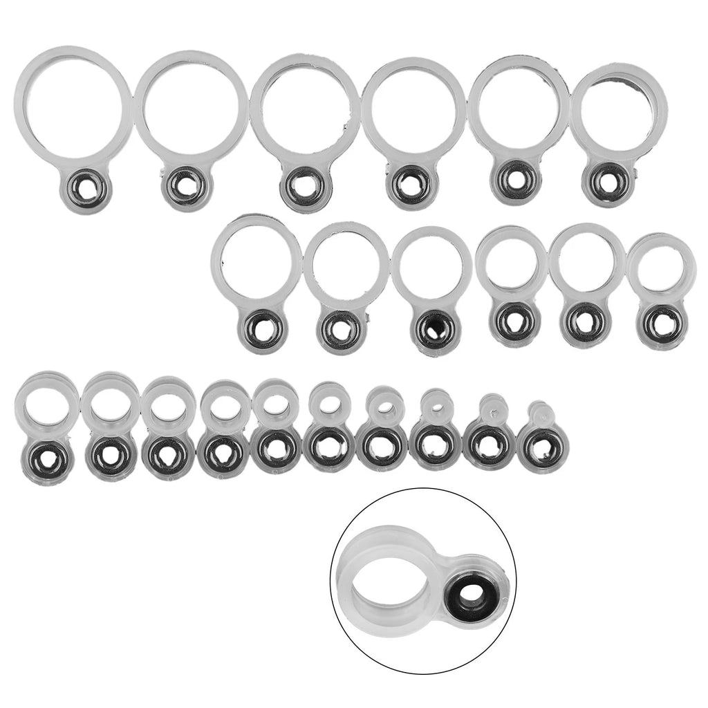 Fishing Rod Guide Wire Ceramic Ring Tip Repair Kit for (14/22x)