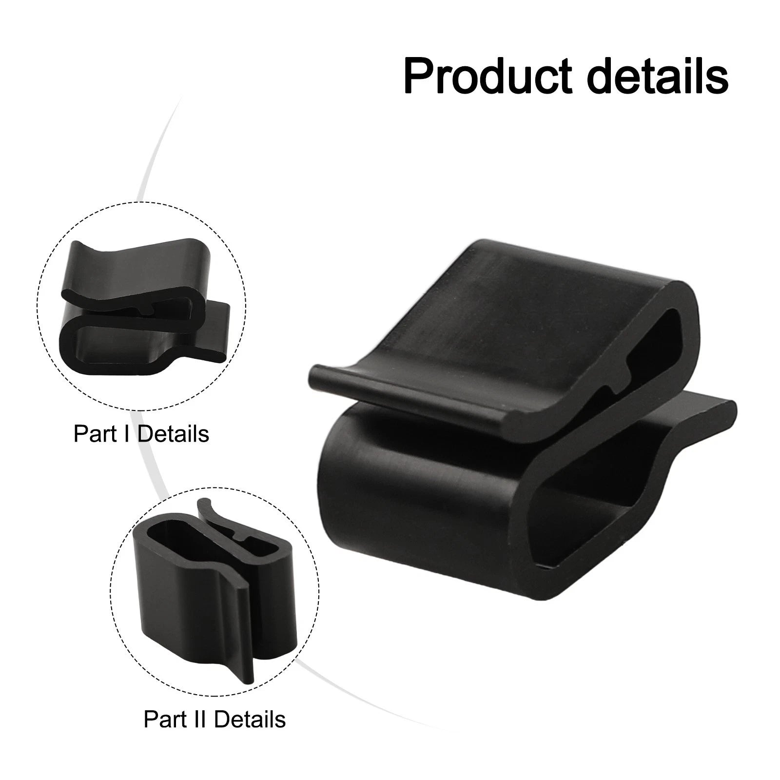 100 Pack Cable Management Clips for Solar Panel Wiring