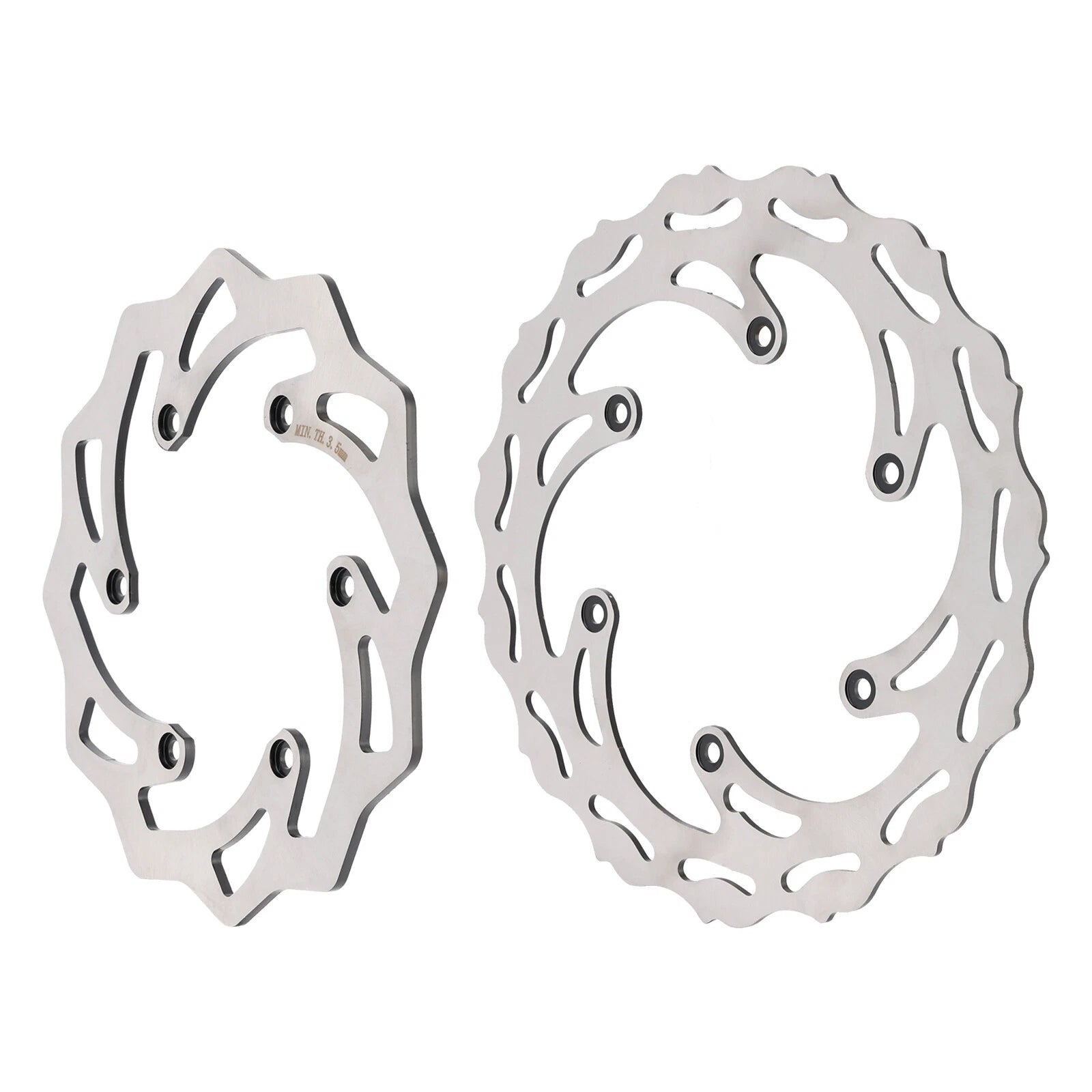 Brake Disc Set for KTM 125 150 200 250 300 350 400 450 520 EXC XC MX SX (2000–2023)