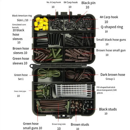 272pcs Fishing Accessories Kit for Professional Use