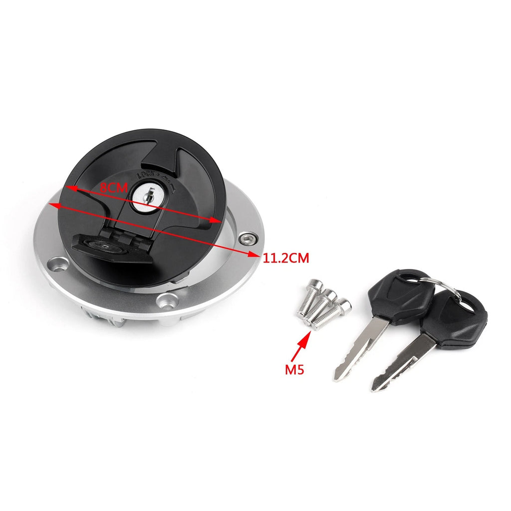 Fuel Gas Tank Cap Key for Kawasaki ER400 ER4N ER650 ER-6N ER6F Ninja EX650 (2000–2023)