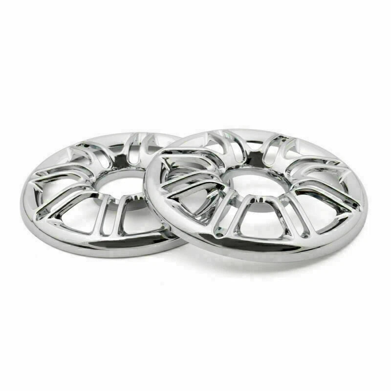 2X Speaker Cover Grill 6" 3D Round for Harley Touring Glide (T9)