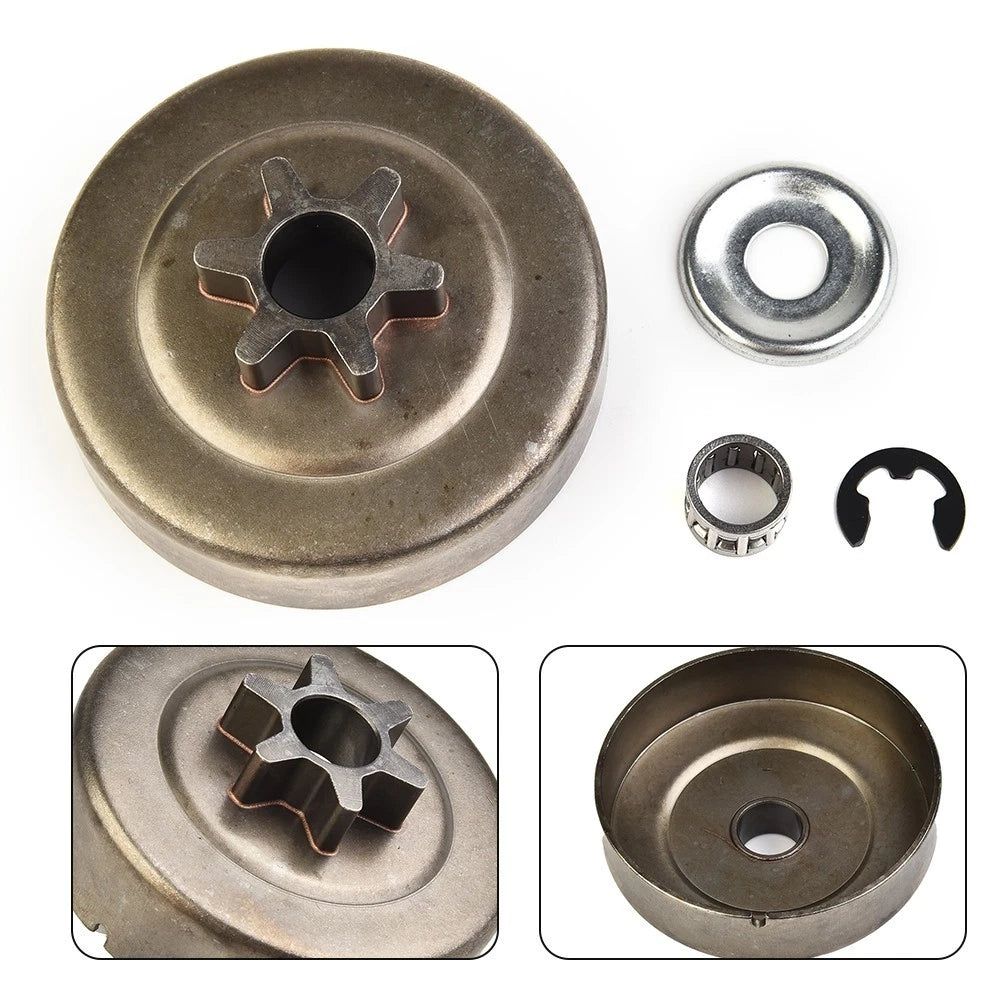 3/8" 6T Clutch Drum Sprocket Set for Chainsaw