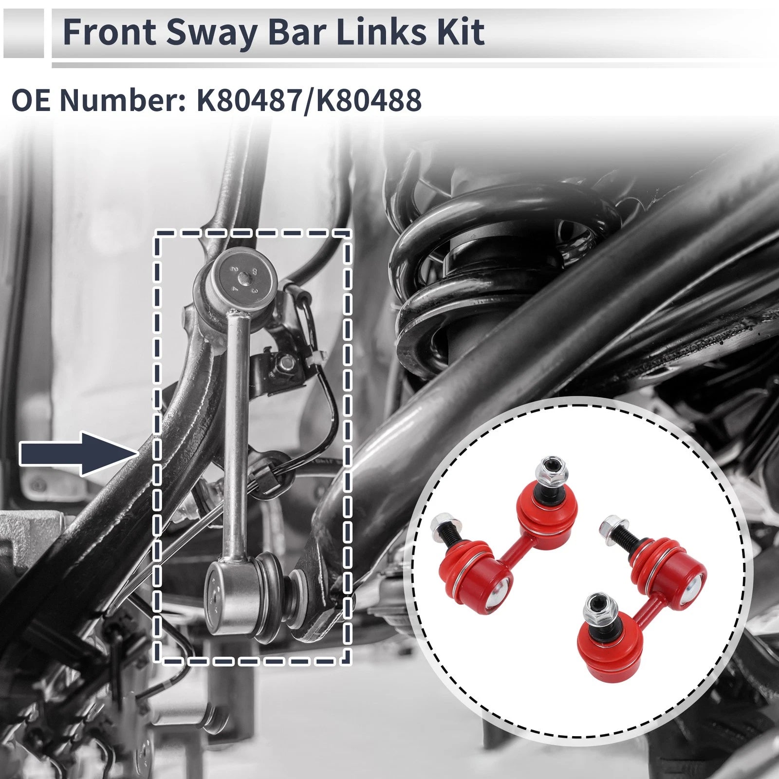 Front Stabilizer Bar Links Replacement for Acura RSX (2002–2006)