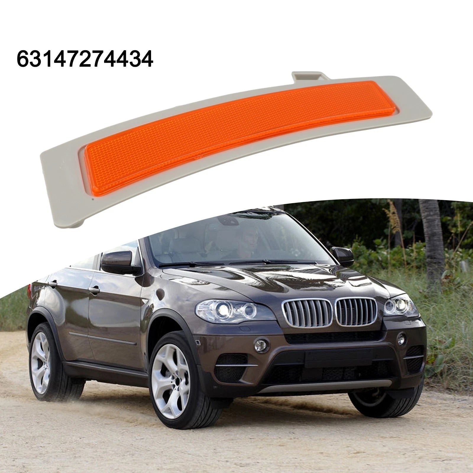 Front Right Reflector for BMW X5 E70 (2011–2013) 63217164645