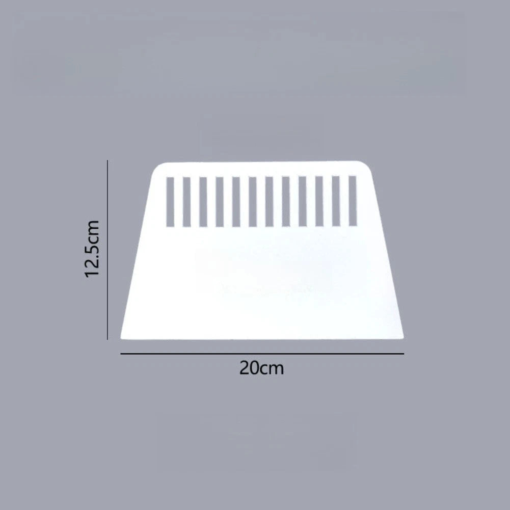 3X PP Plastic Scraper Set for Filling and Decorative Work