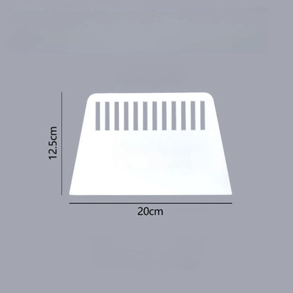 3X PP Plastic Scraper Set for Filling and Decorative Work