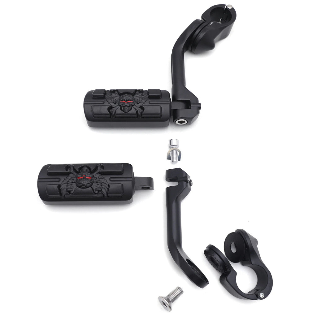 Foot Peg Kit for Harley FatBoy (1.25" Engine Guard)