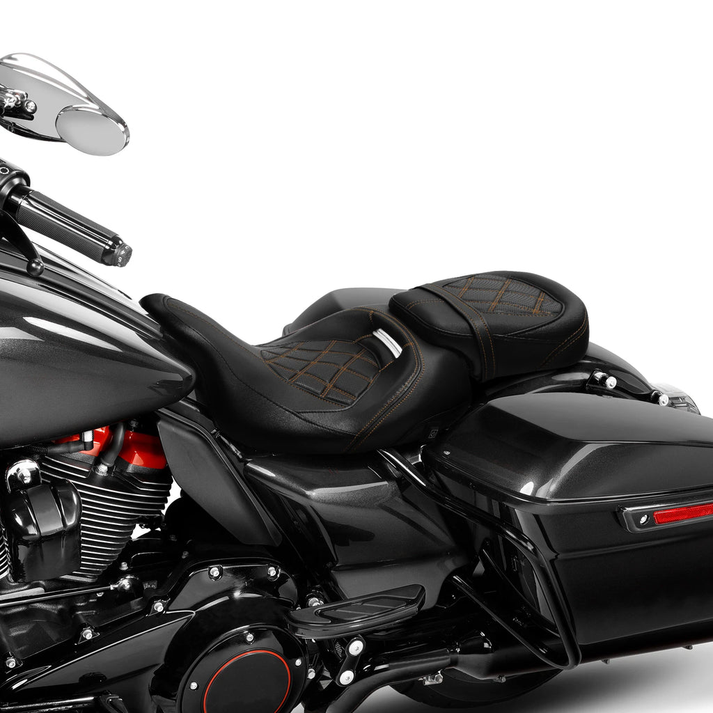 Low-Profile Heated Seats for Harley CVO Road Glide (2009–2023)