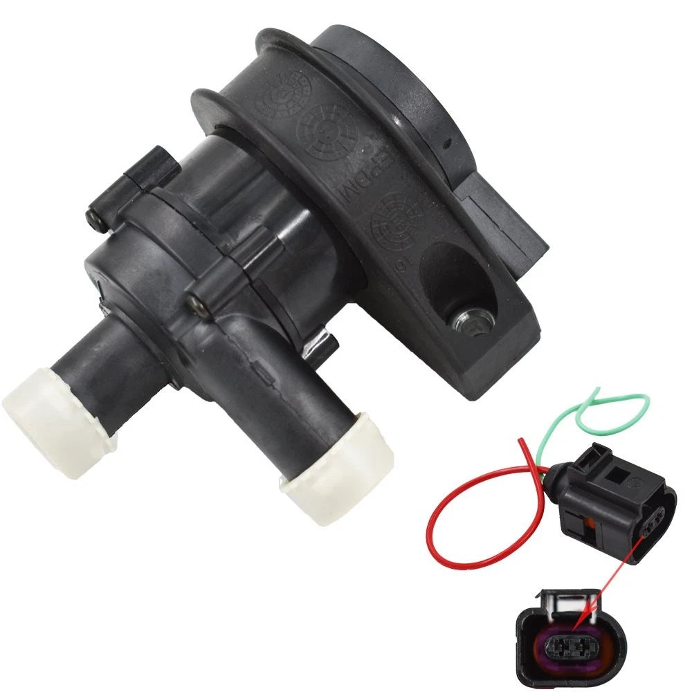 Auxiliary Cooling Water Pump & Plug for VW Jetta Golf Audi A3 Passat (2006–2010)
