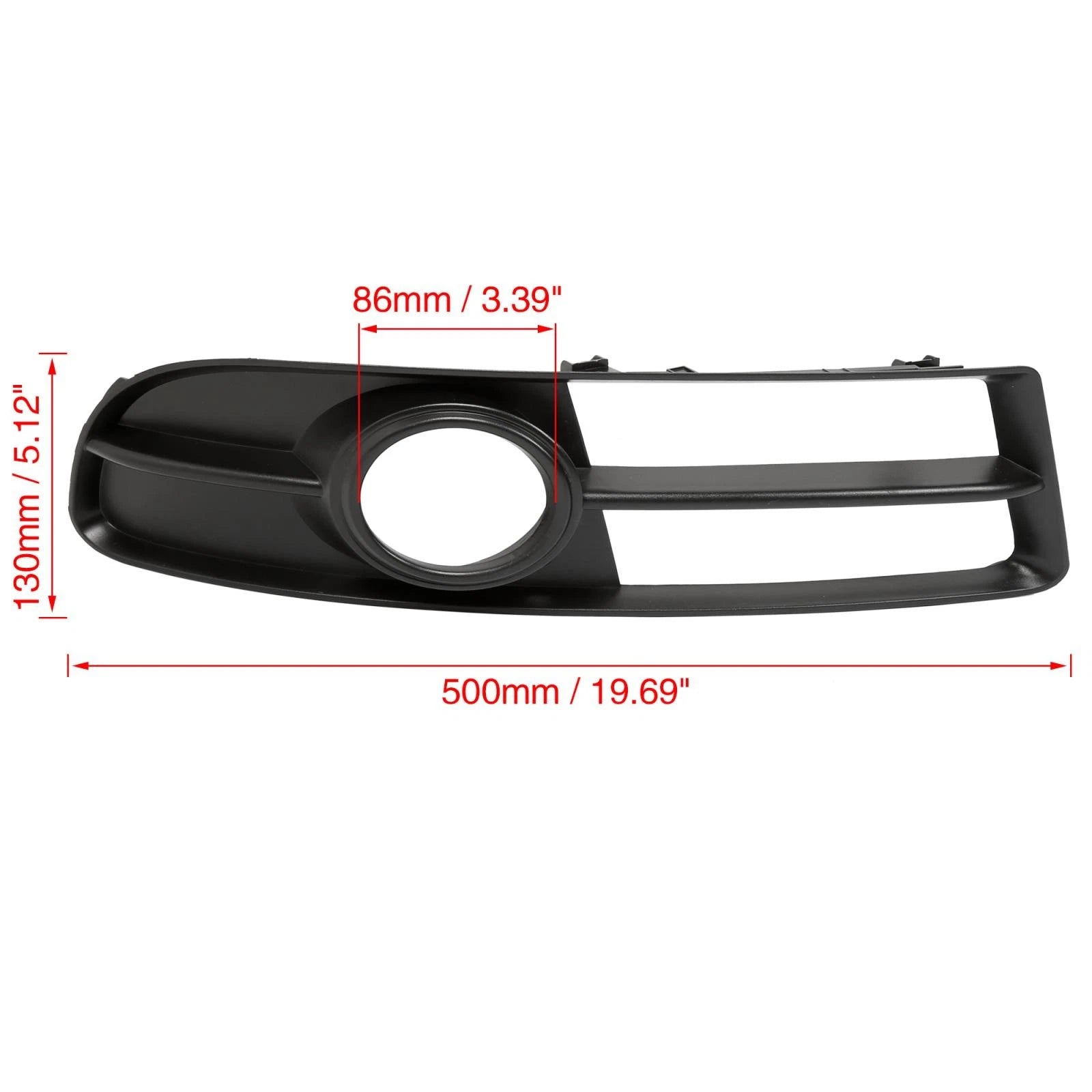 Fog Light Grille Cover Right Side for Audi A4 B7 Sportback (2005–2009)