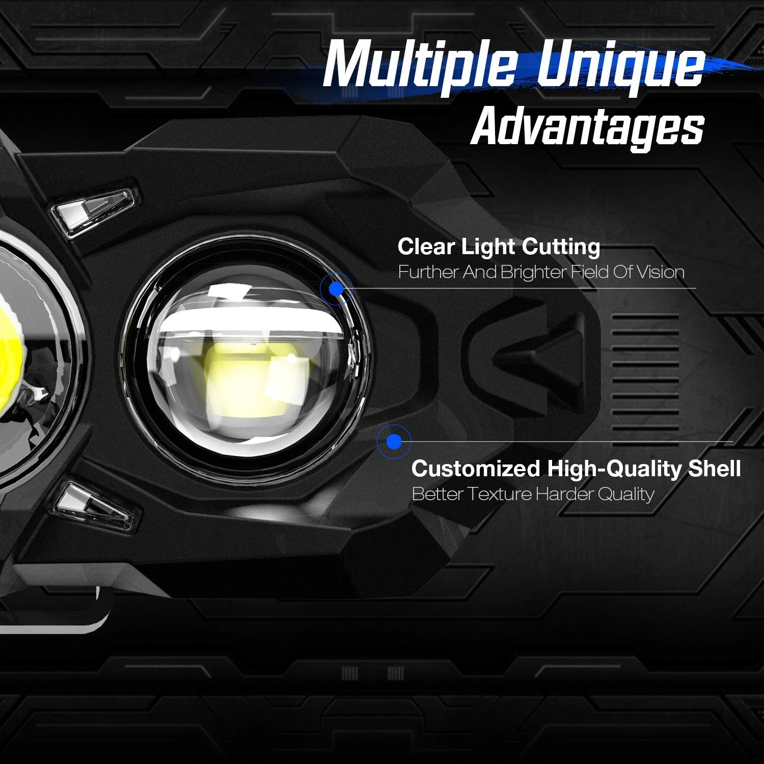 LED Work Light Bar for Motorcycle UTV ATV (1 pcs)