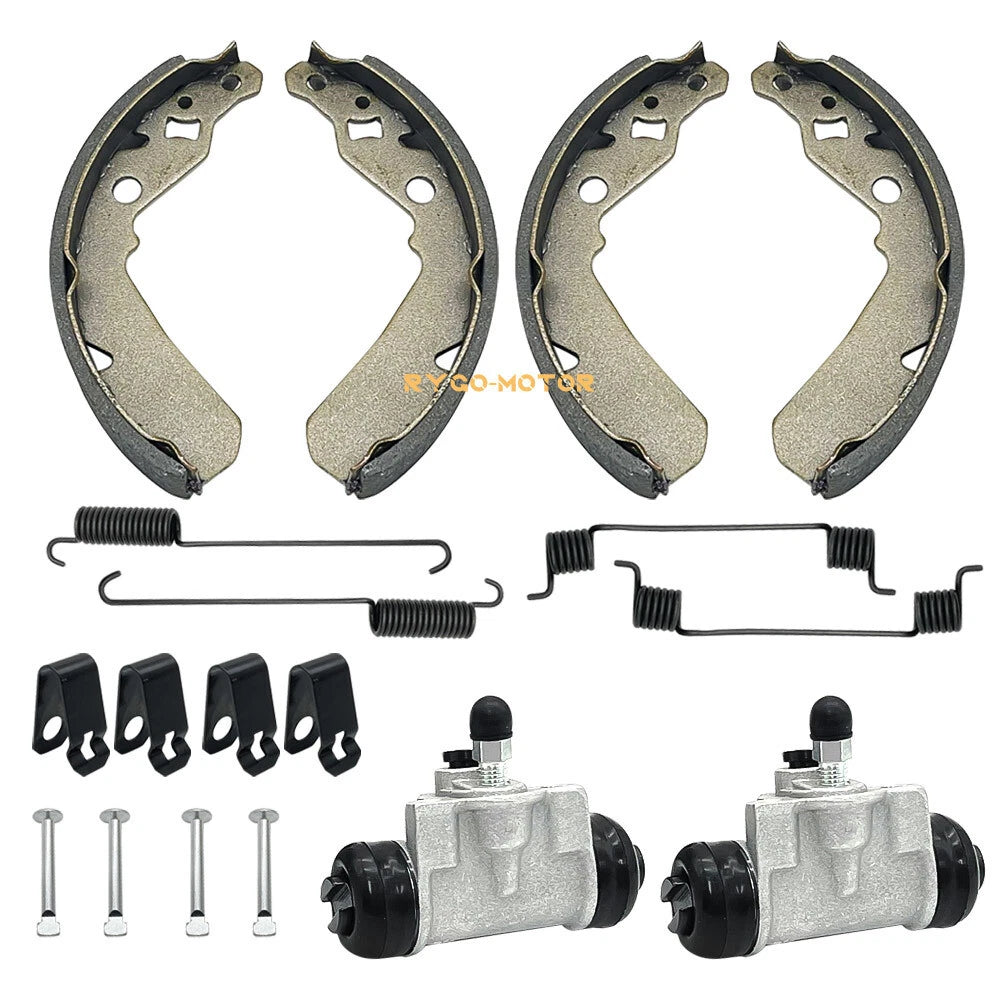 Rear Brake Wheel Cylinders with Shoes for Kawasaki KAF300 Mule 500 520 550 (1991–2004)