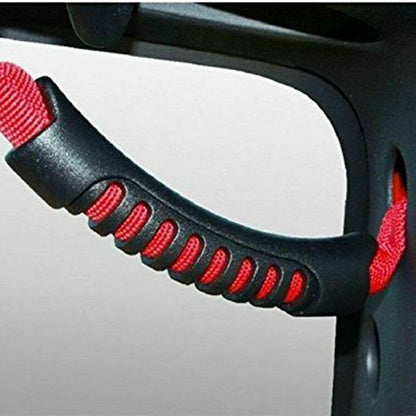 Rubber Grab Grip Interior Handles for Jeep Wrangler (2007–2023)