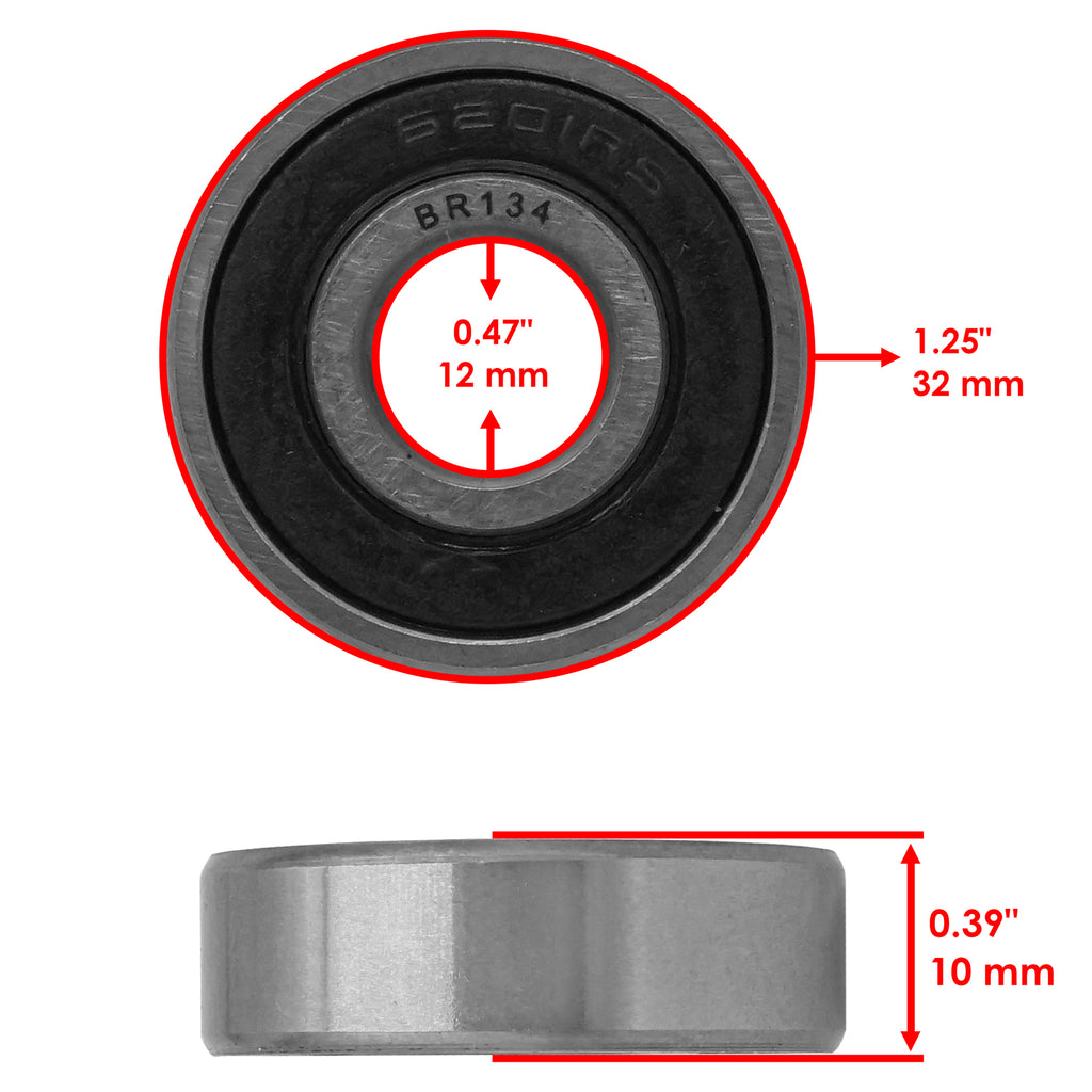 Rubber Sealed Ball Bearing Replacement for Honda Acura (2010–2020)