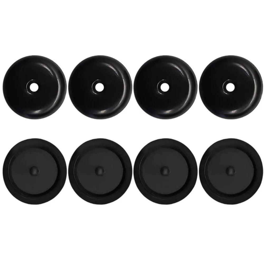 Set of 4 Seat Belt Button Buckle Stops for Universal Fit (2010–2023)