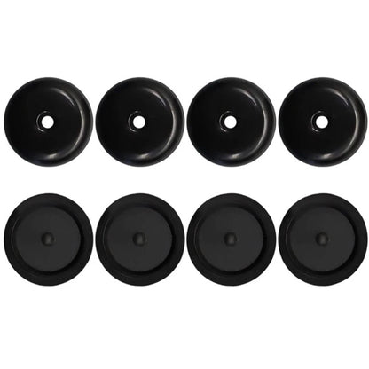 Set of 4 Seat Belt Button Buckle Stops for Universal Fit (2010–2023)