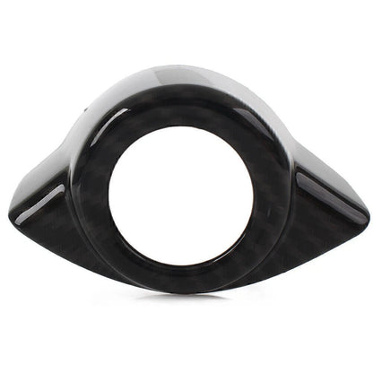 Carbon Fiber Look Engine Start Stop Button Cover for Alfa Romeo Giulia (2017–2018)